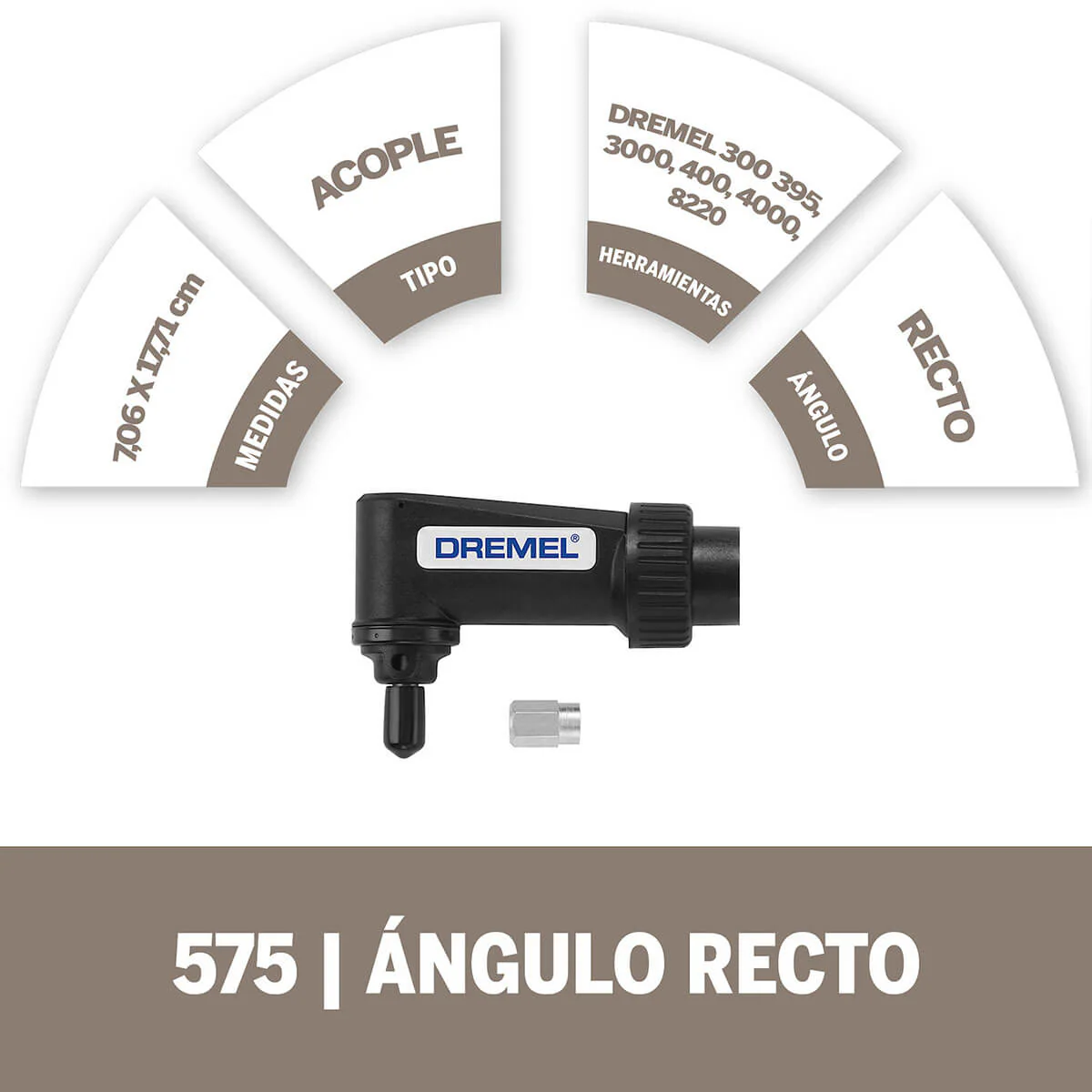 Acople de Ángulo Recto 575 Dremel - Image 2