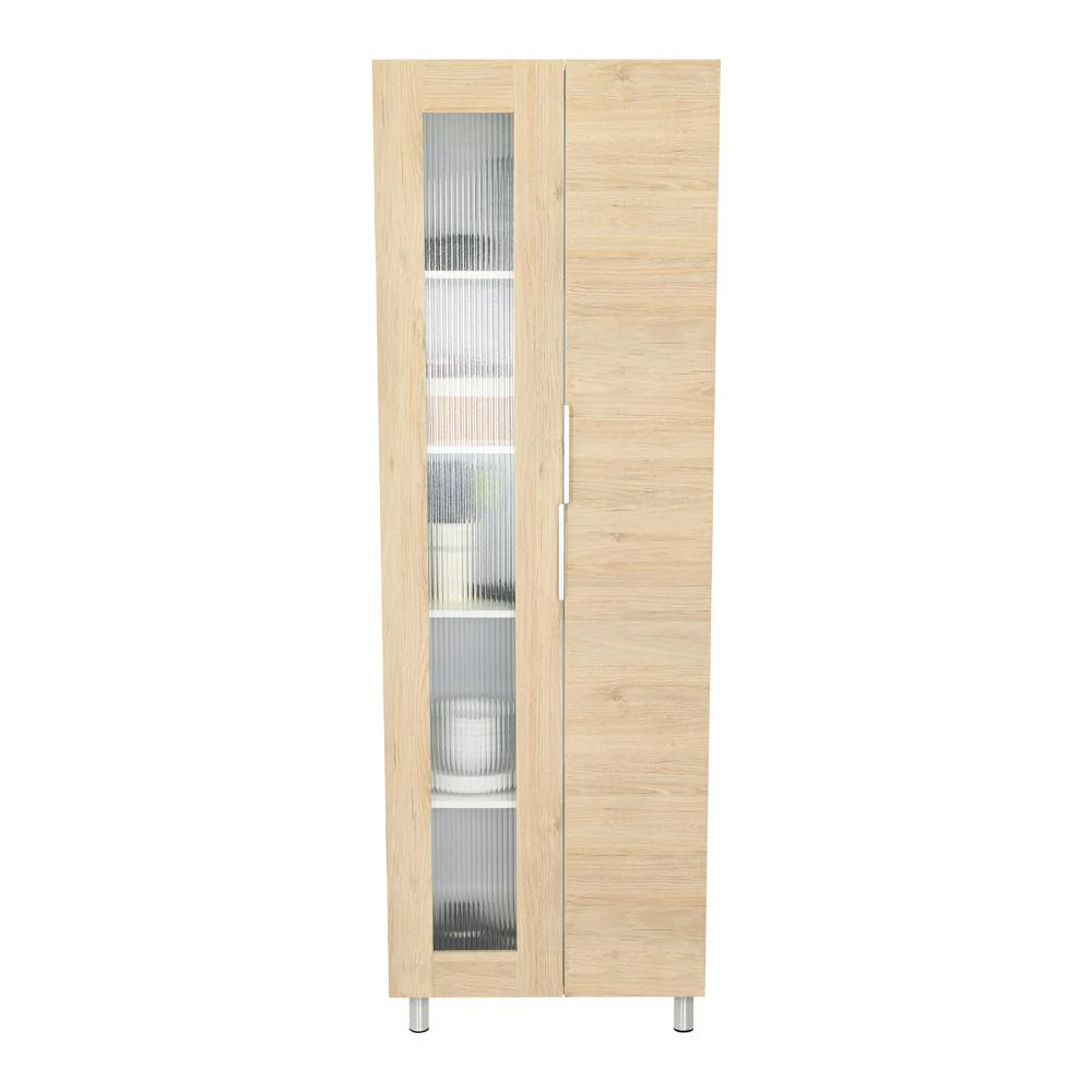 Alacena Diamante, Blanco y Cartagena, Amplios Espacios Para Guardar Alimentos y Electrodomésticos - Image 3