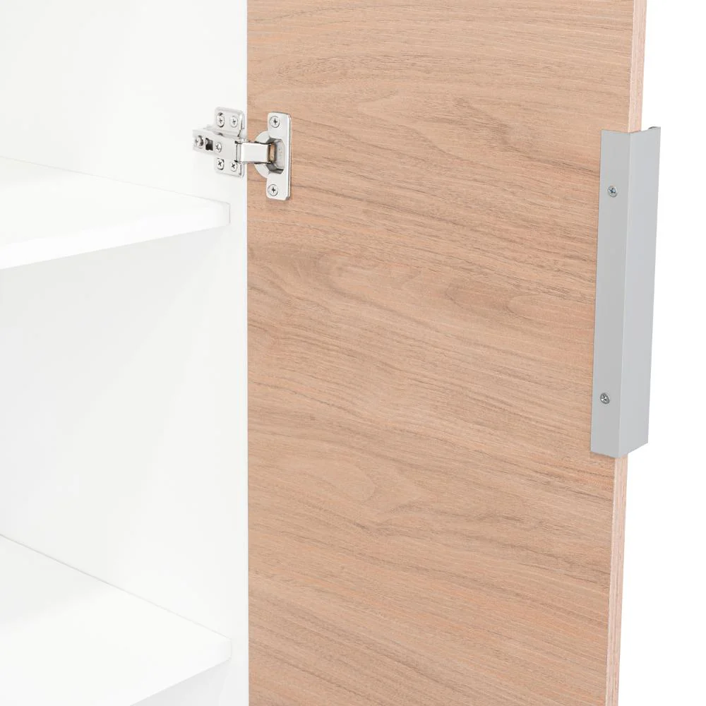 Alacena Diamante, Blanco y Castaño, Amplios Espacios Para Guardar Alimentos y Electrodomésticos - Image 10