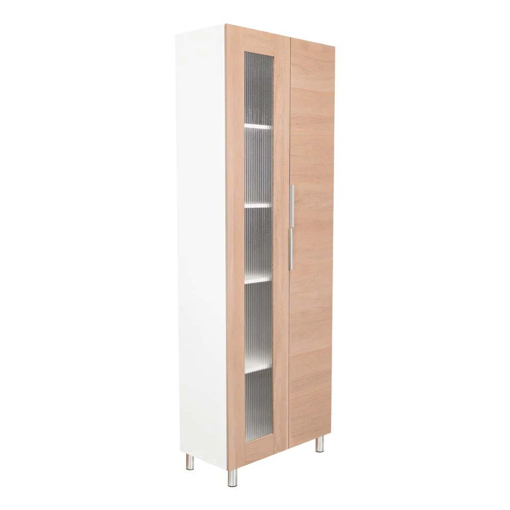 Alacena Diamante, Blanco y Castaño, Amplios Espacios Para Guardar Alimentos y Electrodomésticos - Image 5