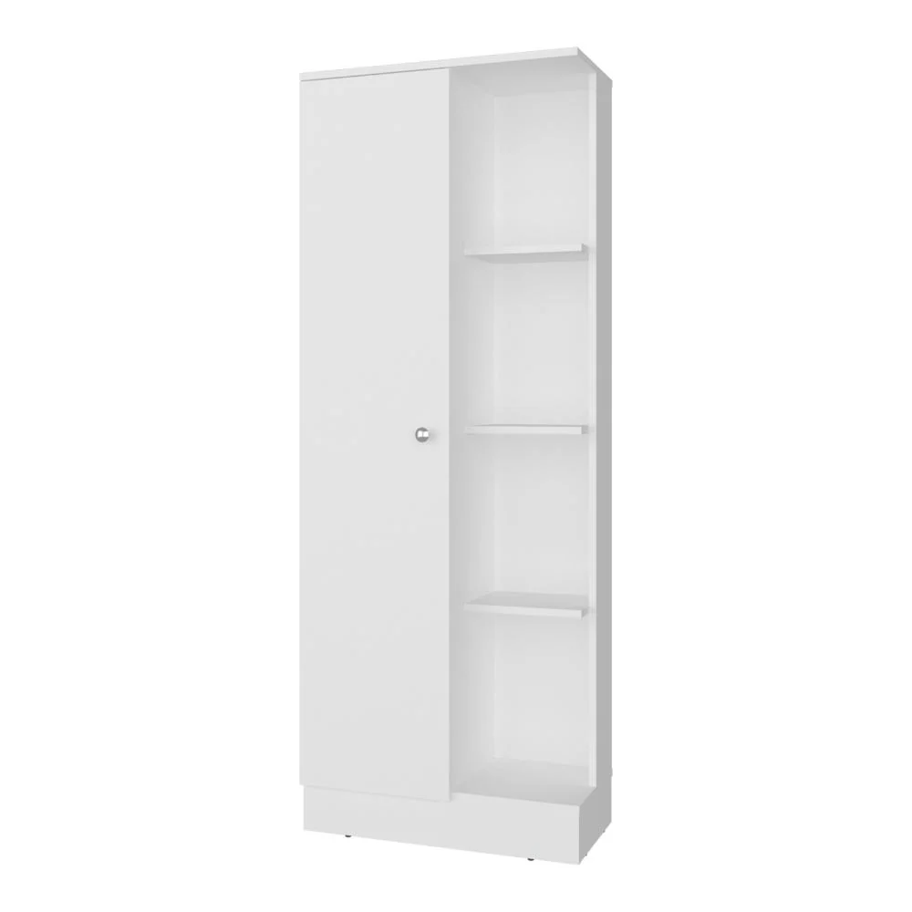 Alacena Multiusos Atol, Kronos Blanco, Con puerta abatible y amplio espacio de almacenamiento ZF - Image 6