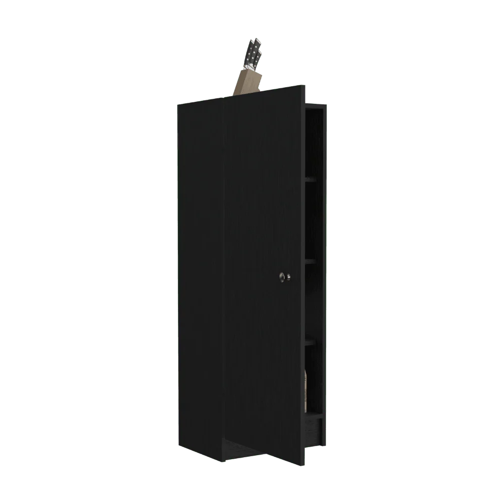Alacena Nadir, Wengue, con Una Puerta y Amplio Espacio de Almacenamiento