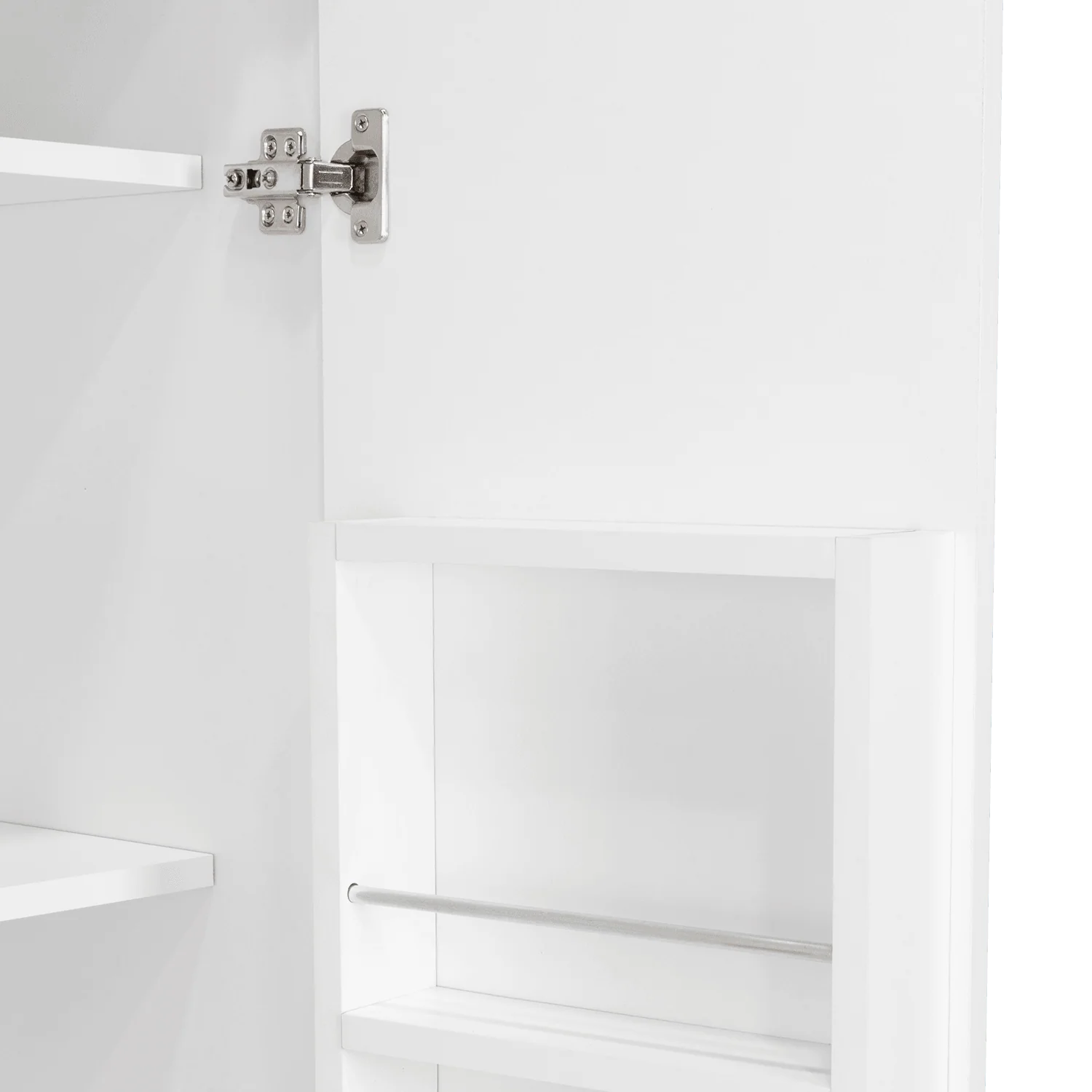 Alacena Varese, Blanco, con dos puertas y múltiples entrepaños - Image 11