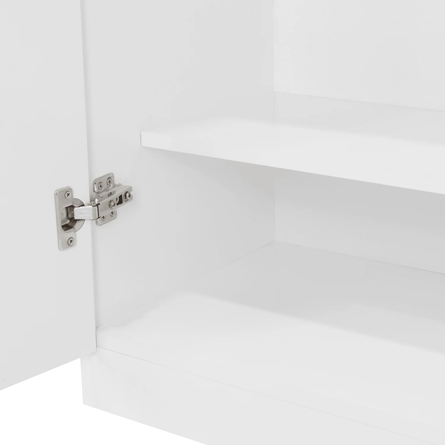 Alacena Varese, Blanco, con dos puertas y múltiples entrepaños - Image 9