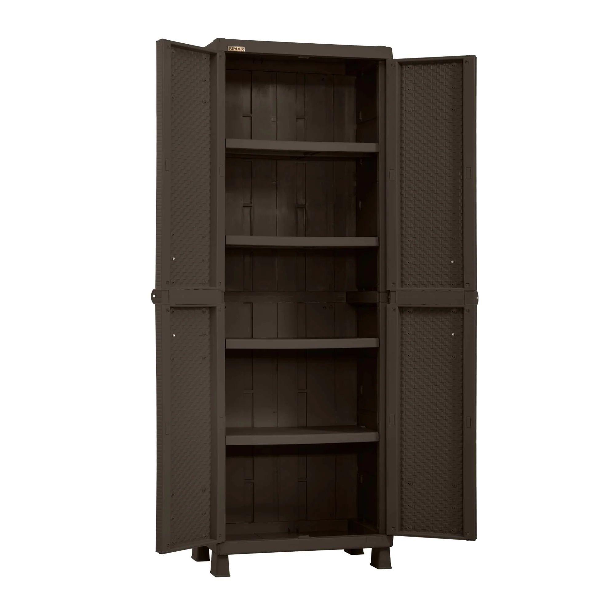 Armario grande apariencia rattan wengue marca Rimax - Image 3