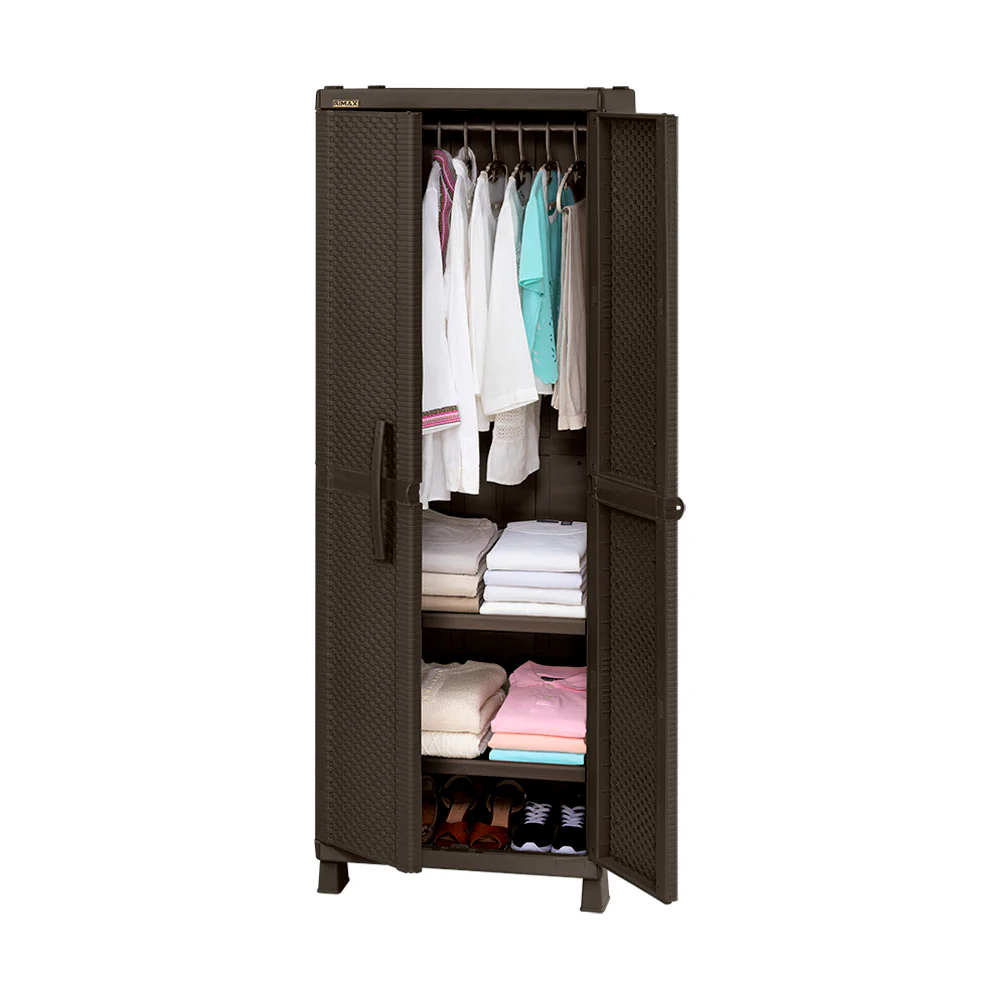 Armario para ropa apariencia rattan wengue marca Rimax - Image 2