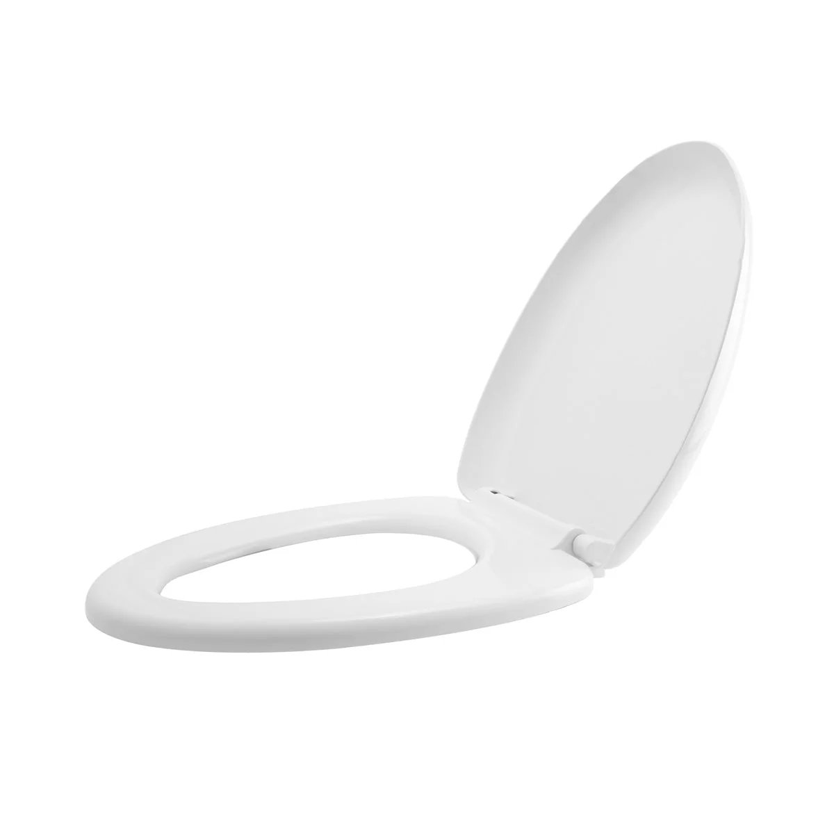 Asiento sanitario  alongado de caída lenta blanco marca Boccherini - Image 2