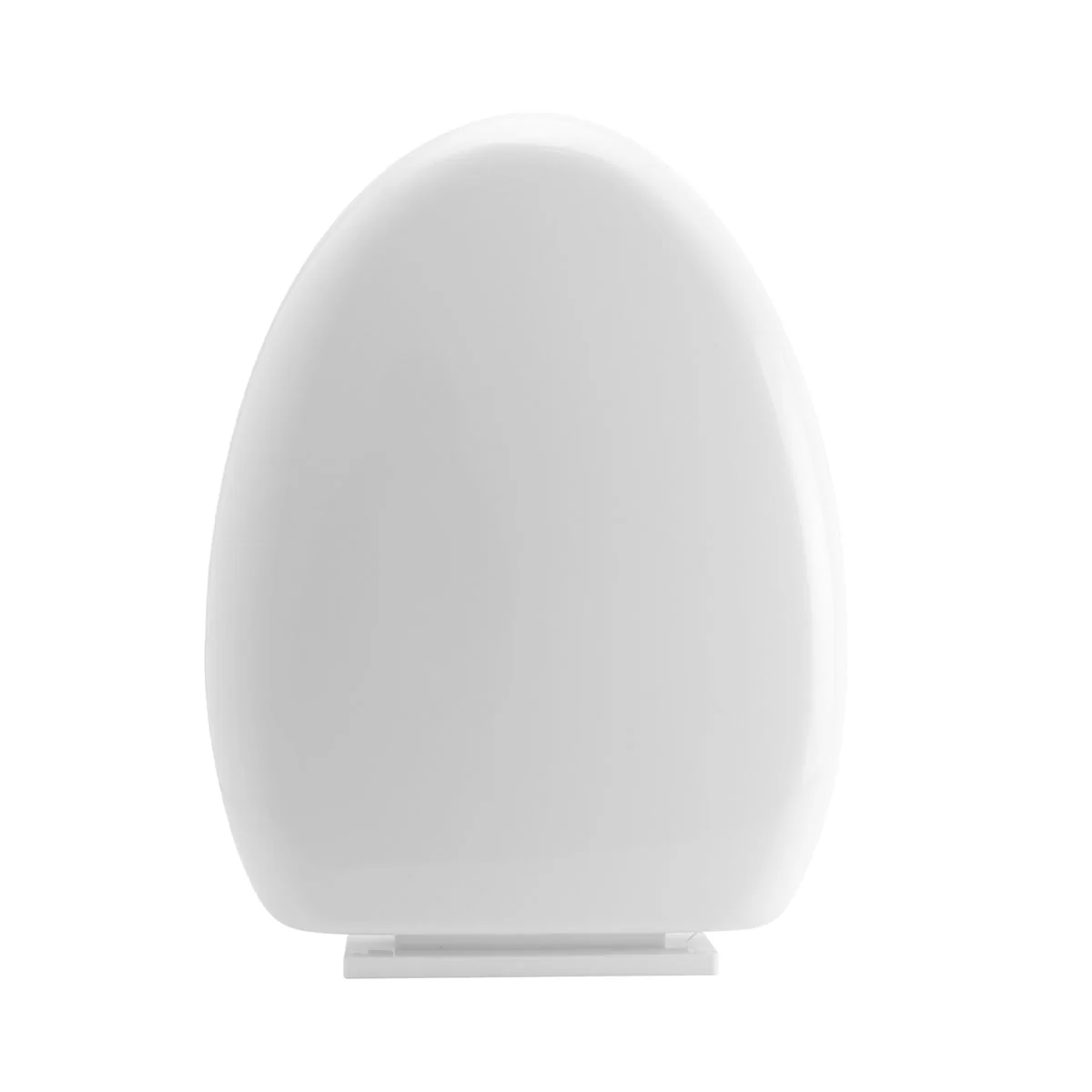 Asiento sanitario  alongado de caída lenta blanco marca Boccherini - Image 3