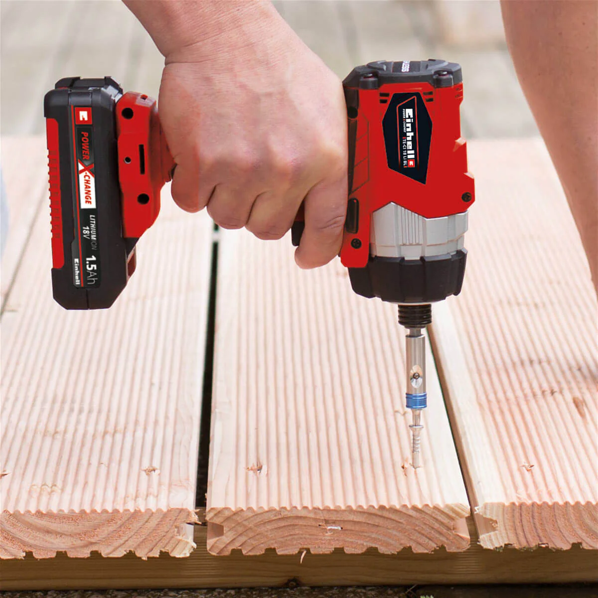Atornillador impacto 1/4" inalámbrico brushless 18 V + batería (4.0 ah) + cargador marca Einhell - Image 6