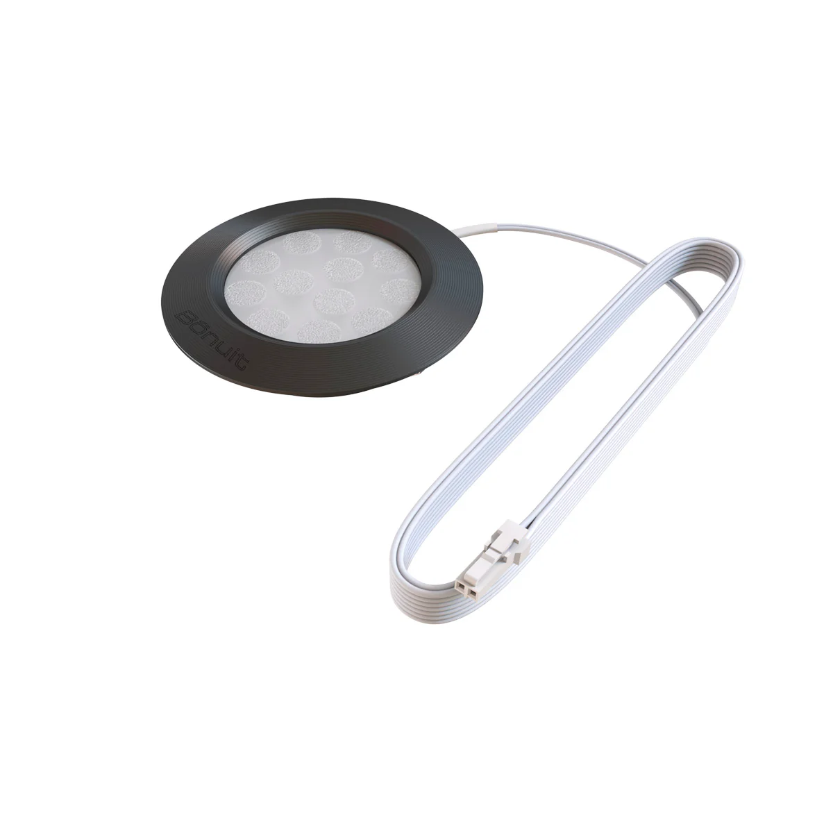 Bala led de incrustar aluminio negro o anodizado, con luz integrada neutra o cálida - Image 2