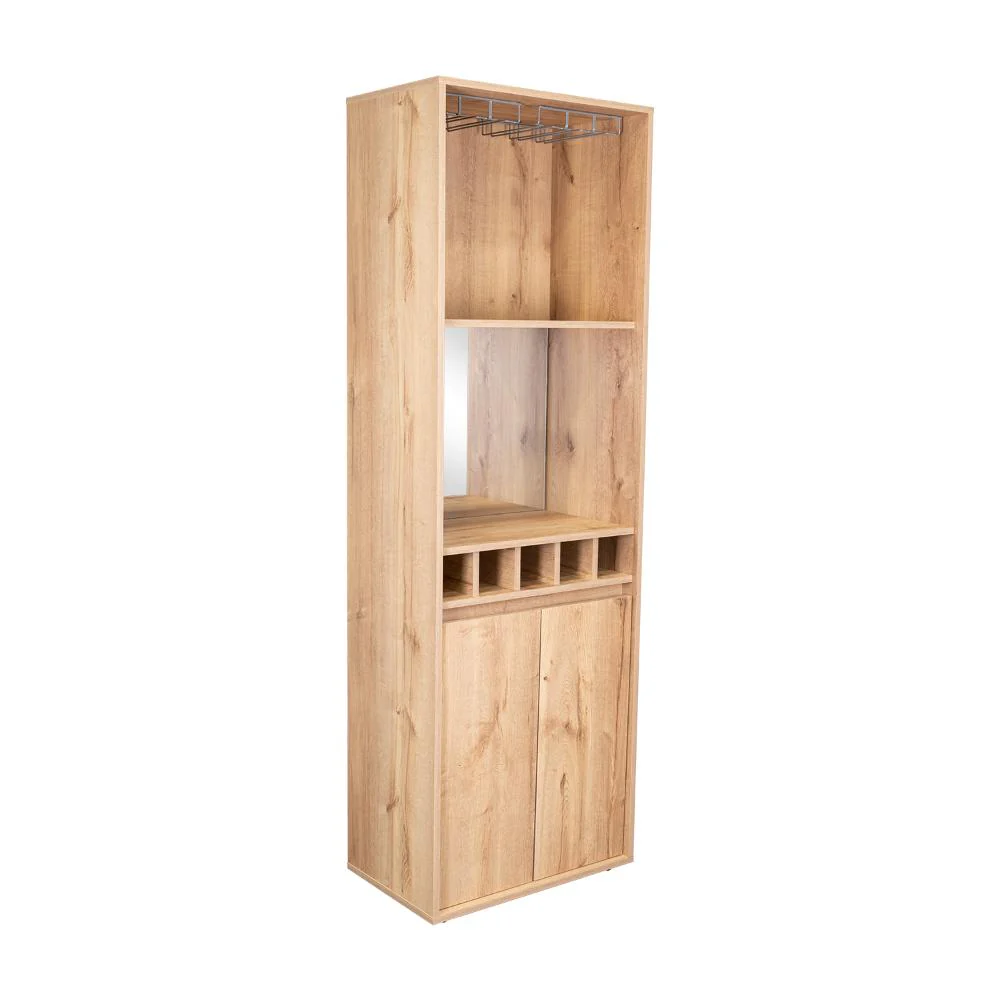 Bar Alto Prandy, Café Claro, con Amplio Espacio Para Almacenamiento de Botellas   ZF - Image 6