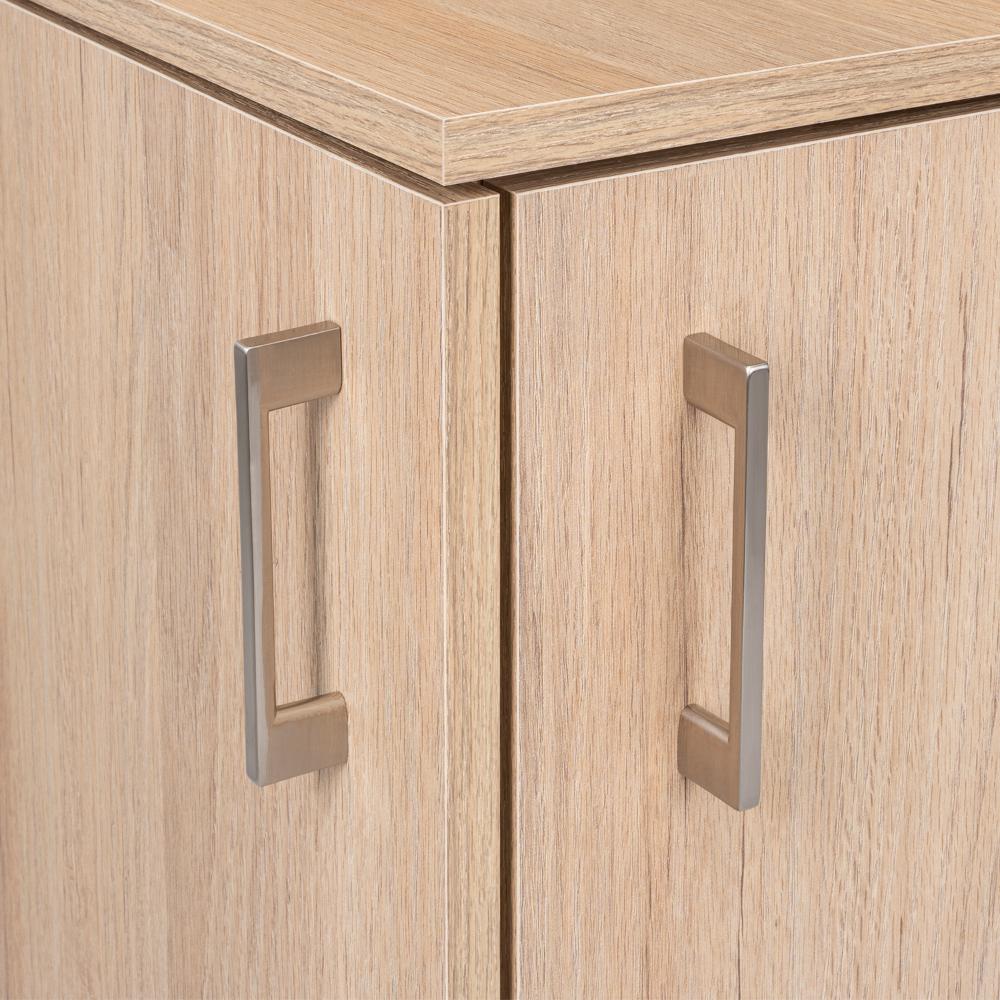 Bar Esquinero Celeste, Beige, con Dos Puertas y Espacio Porta Copas - Image 13