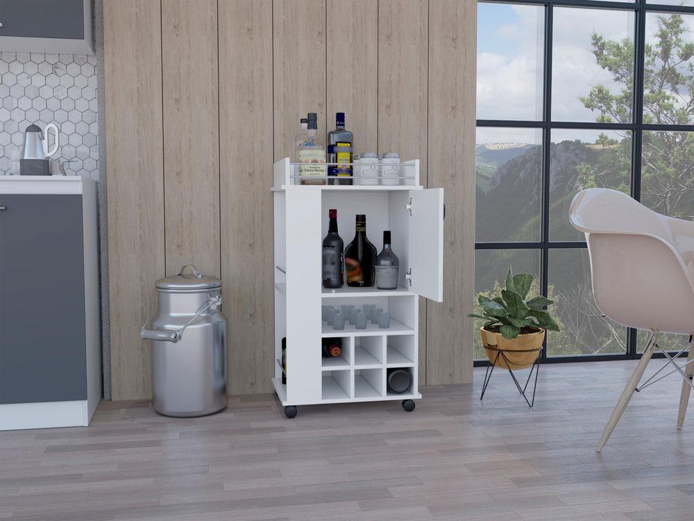 Bar Finland, Blanco Duqueza, Con amplios espacios para ubicar botellas ZF - Image 2