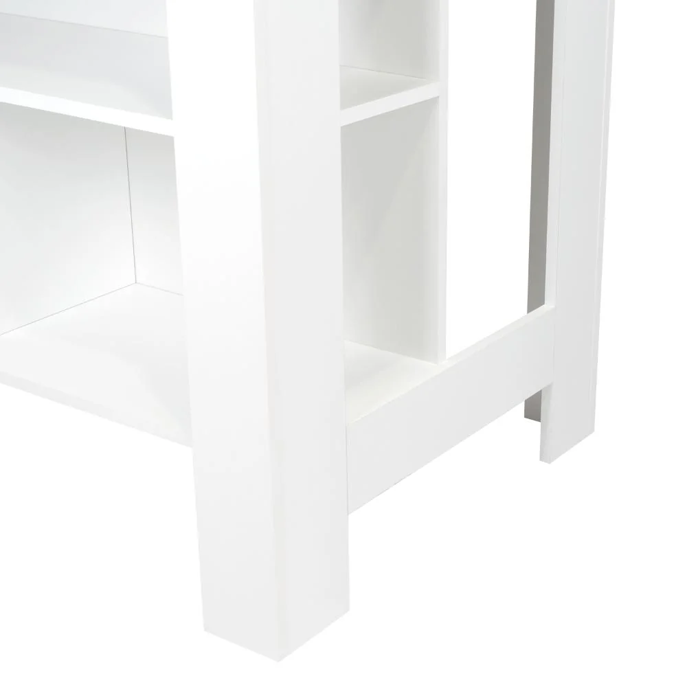 Barra de Cocina Cala, Blanco y Ibiza, con Amplia Supeicie En La Mesa ZF - Image 10