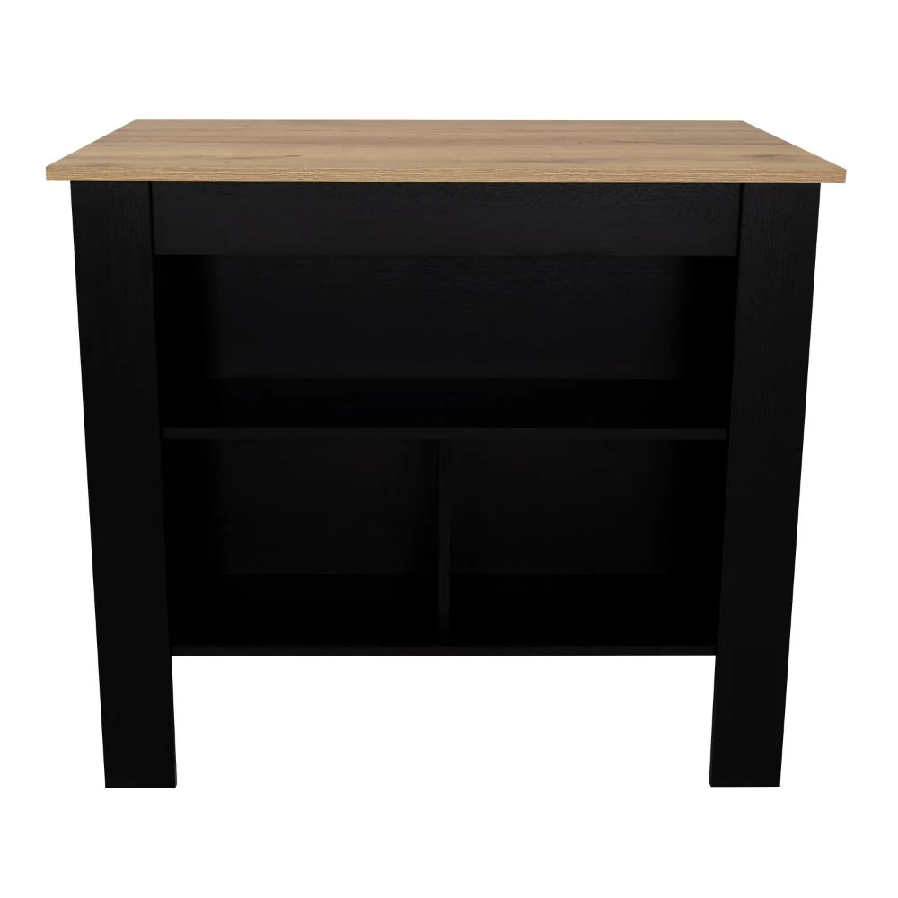 Barra de Cocina Cala, Wengue y Café Claro, Con amplia superficie en la mesa ZF - Image 6