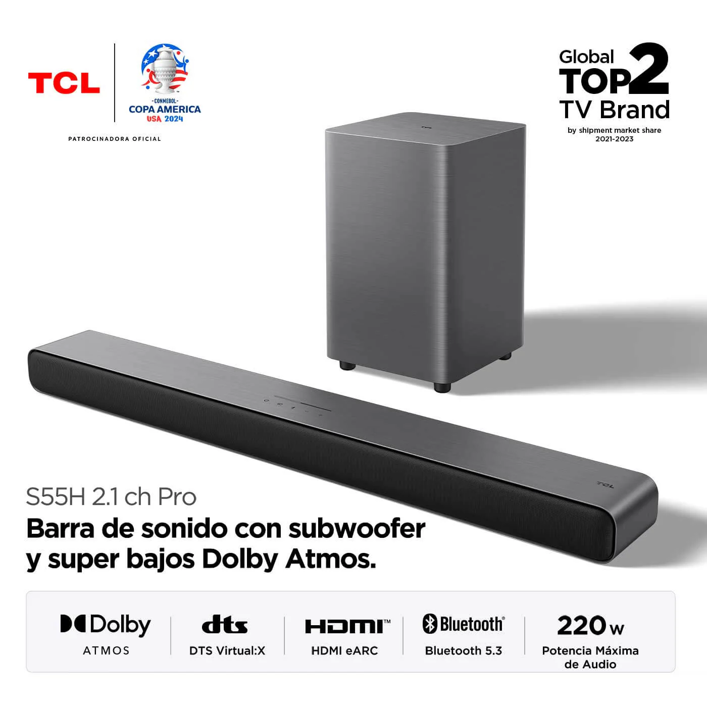 Barra de Sónido 70w marca TCL - Image 8