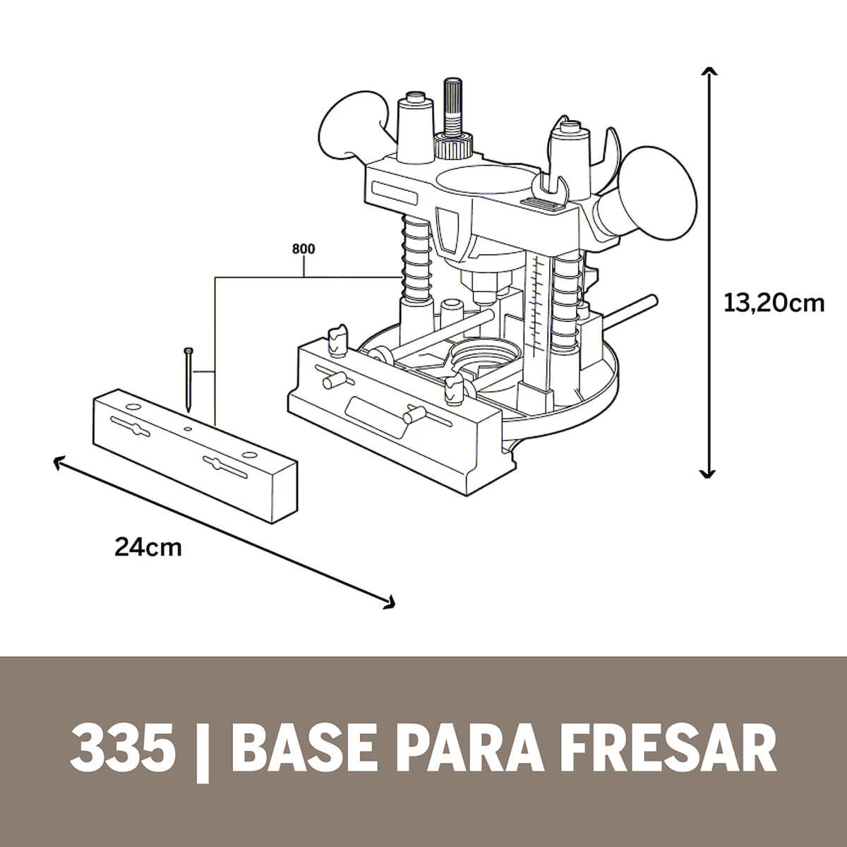 Base Fresadora/Router 335 Dremel - Image 4