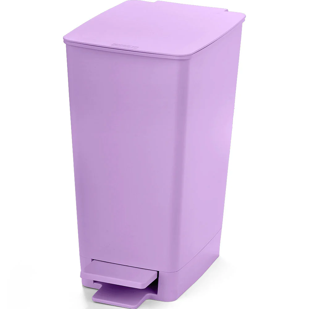Basurero pedal slim 8 litros lavanda marca Rimax - Image 4