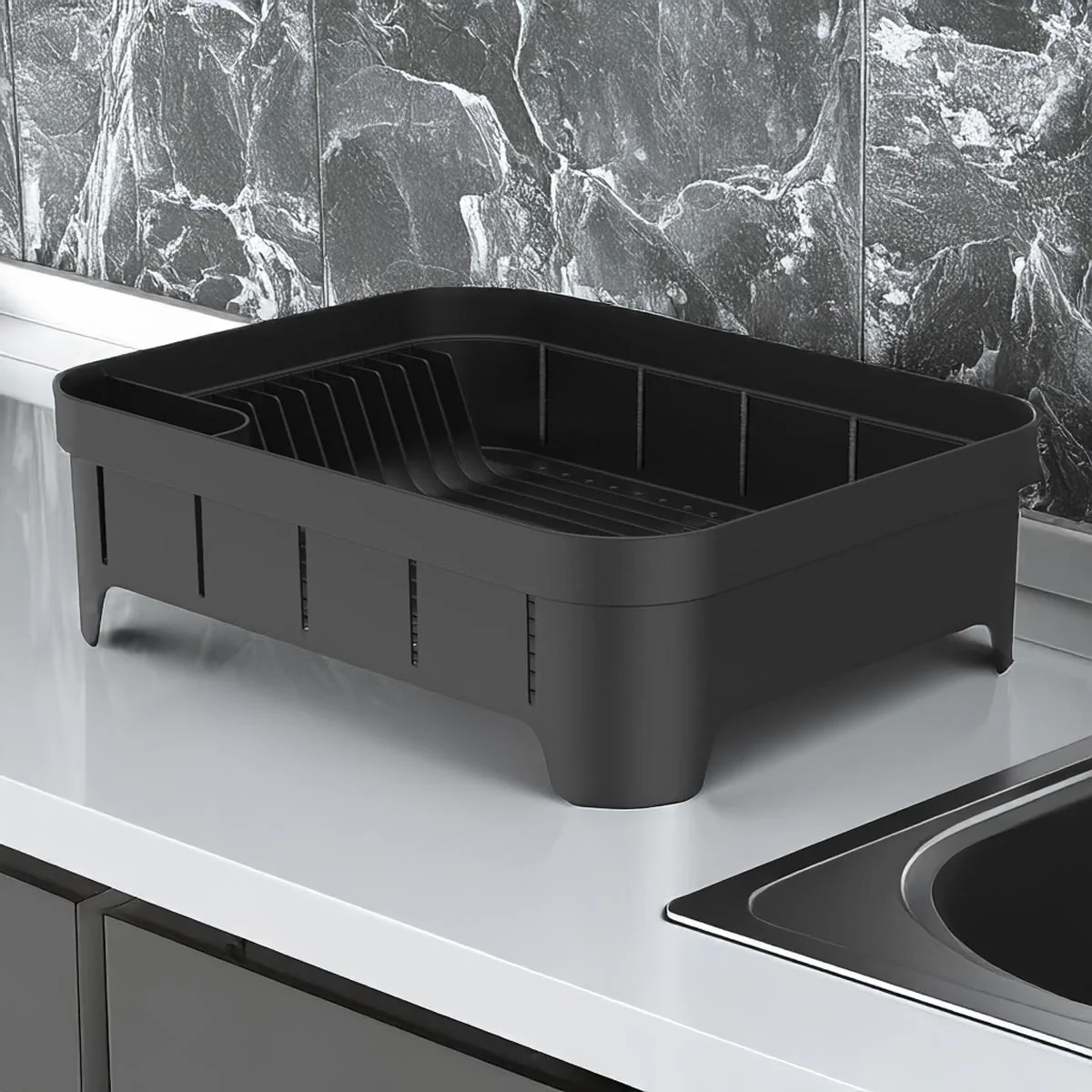 Escurreplatos trium color negro - Image 4