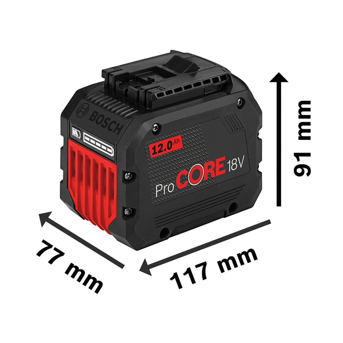 Batería de iones de litio ProCORE 18V 12,0 Ah Bosch - Image 2