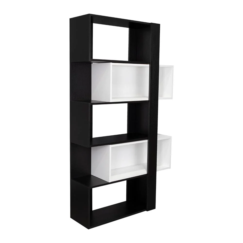 Biblioteca Ascher, Wengue y Blanco, con cinco entrepaños - Image 10