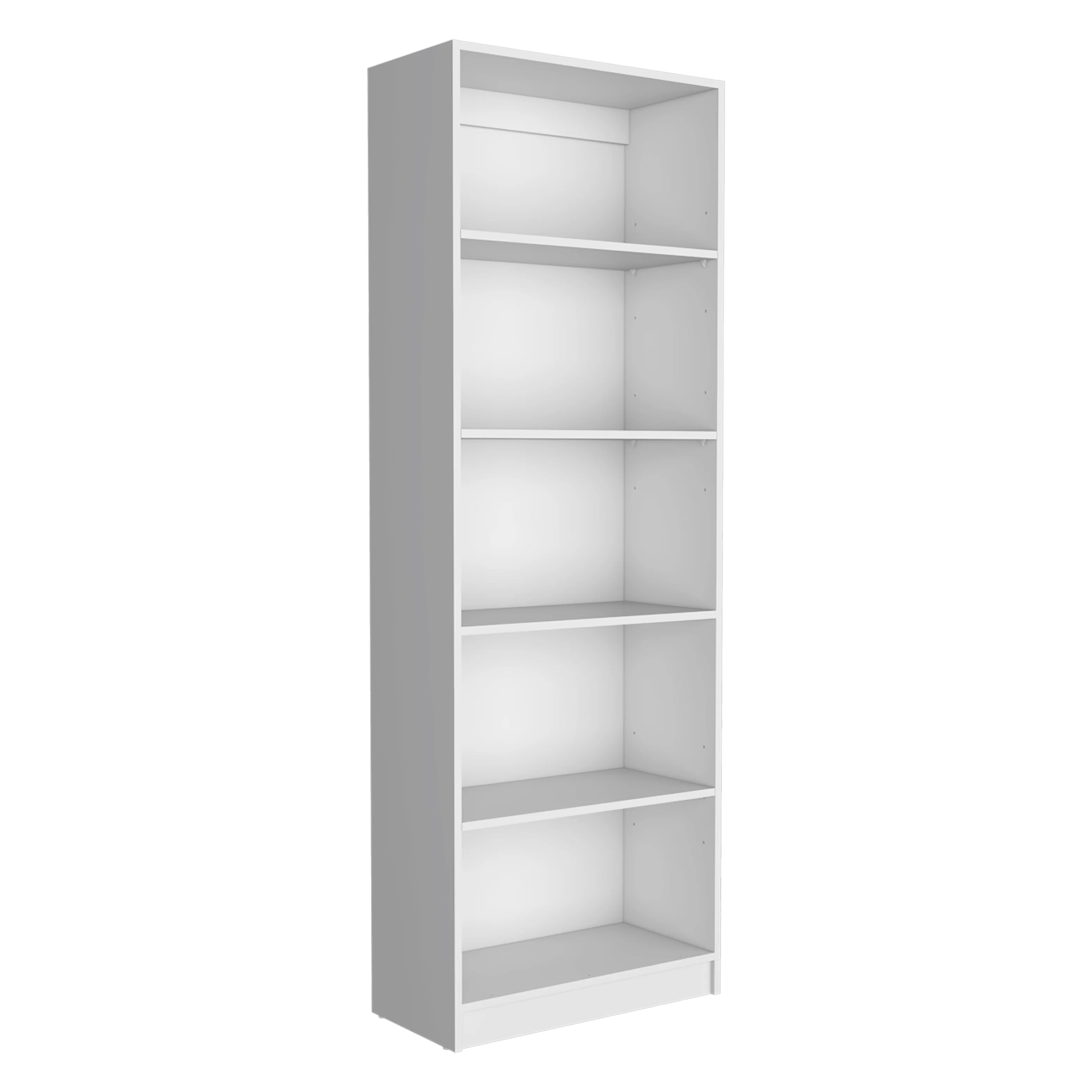 Biblioteca Home, Blanco Duqueza, con Cinco Entrepaños - Image 4