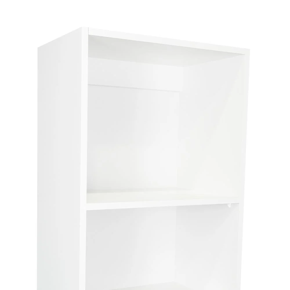 Biblioteca Home Eco, Blanco Duqueza, con Cinco Entrepaños - Image 6