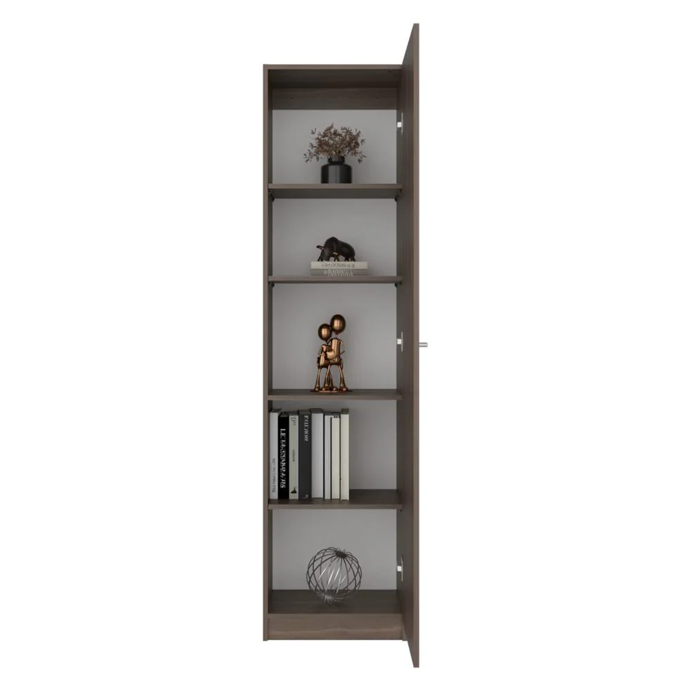 Biblioteca Home Eco, Macadamia, con Cinco Entrepaños ZF - Image 4