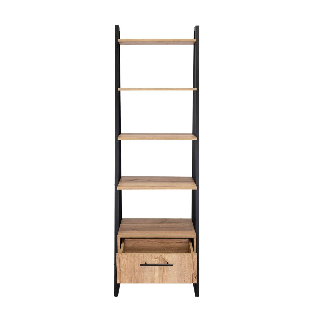 Biblioteca Korina, Café Claro, con espacio para elementos decorativos - Image 10