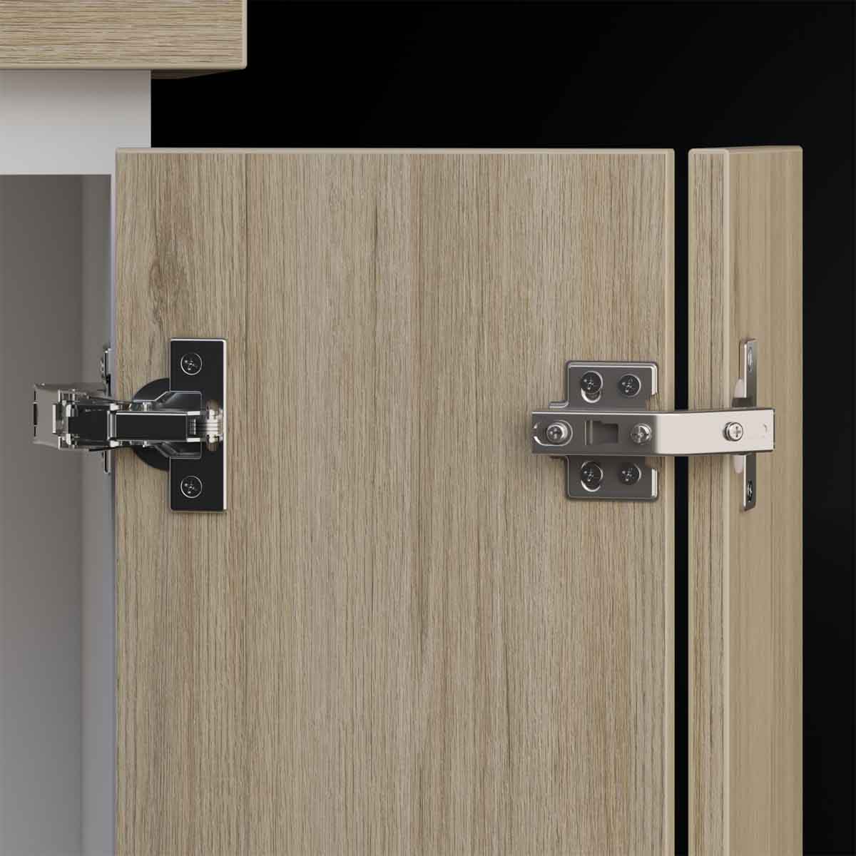 Bisagra de cazoleta para mueble esquinera puerta plegable de 135° - Image 2