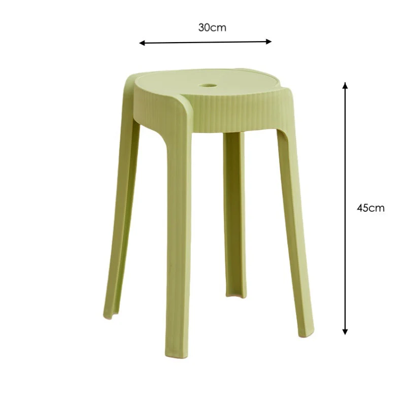 Butaco Apilable Maison, Color Verde Oliva, Diseño Moderno - Image 3