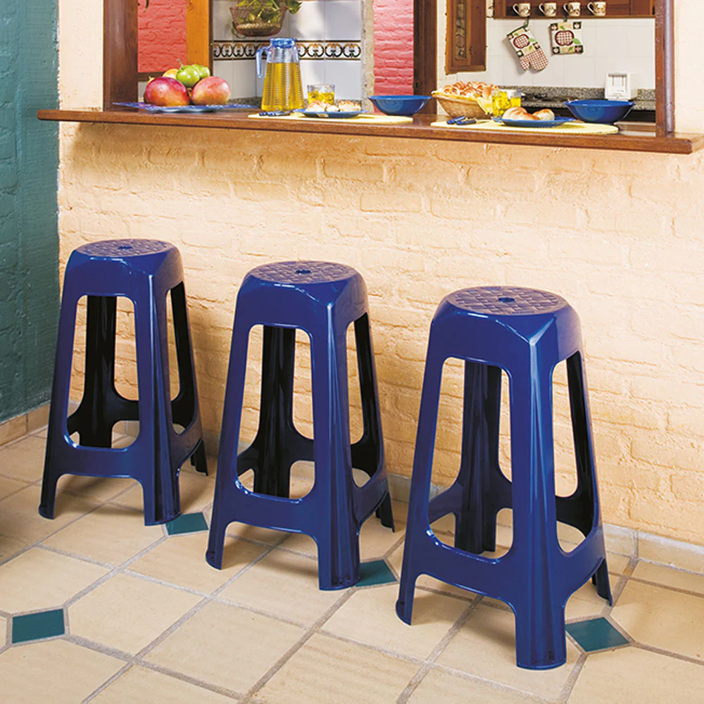 Butaco bar azul navy marca Rimax