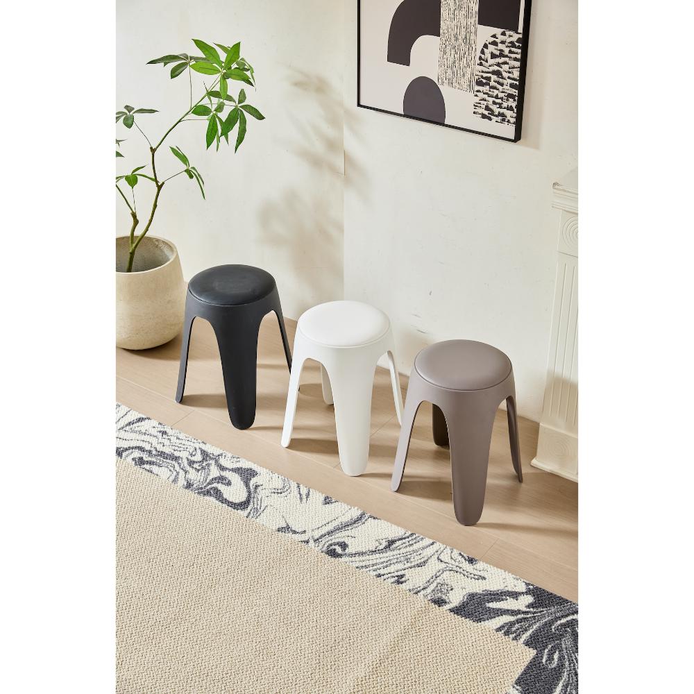 Butaco Con Cojin Else, Color Gris Oscuro, Diseño Moderno incluye cojín - Image 6