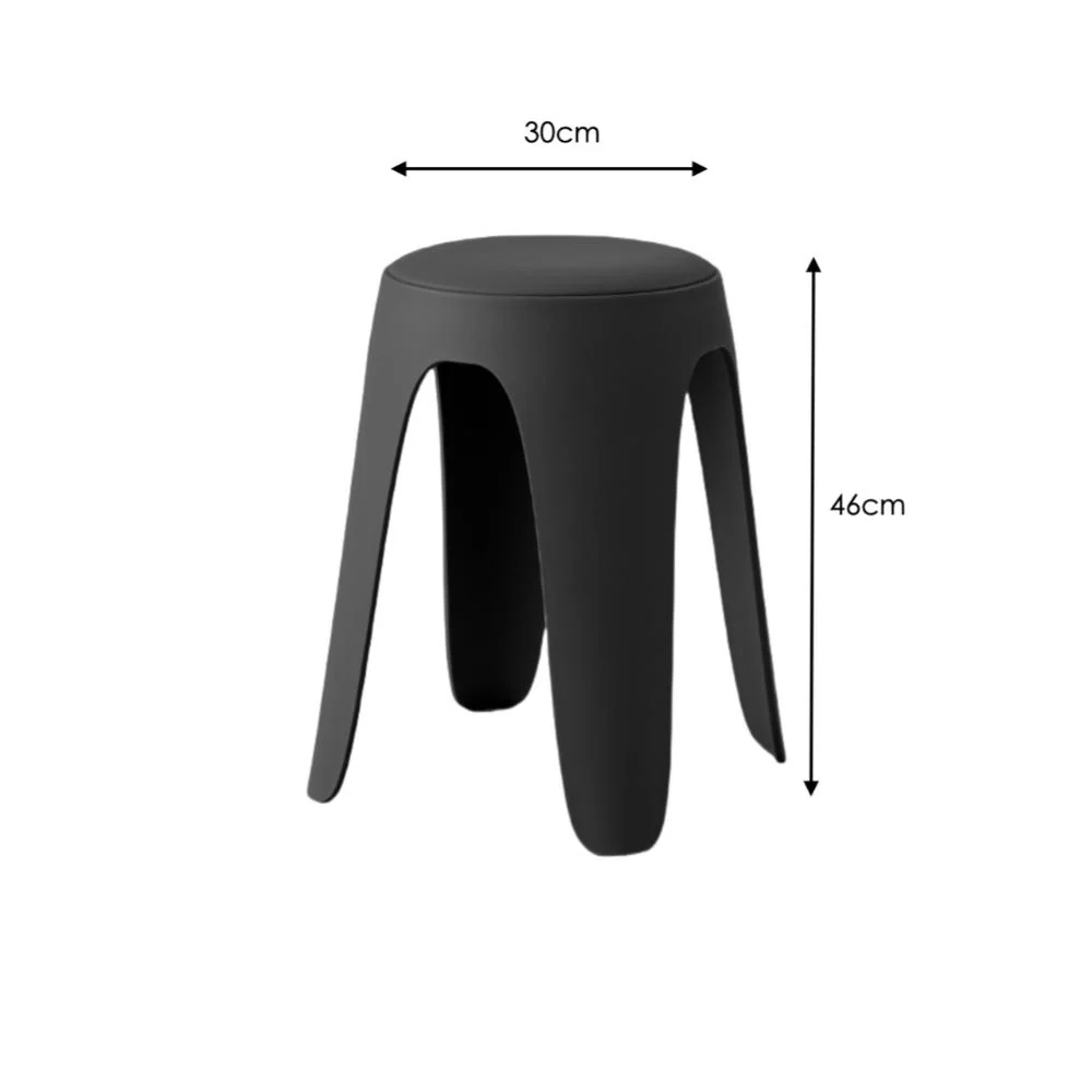 Butaco Con Cojin Else, Color Negro, Diseño Moderno incluye cojín - Image 10