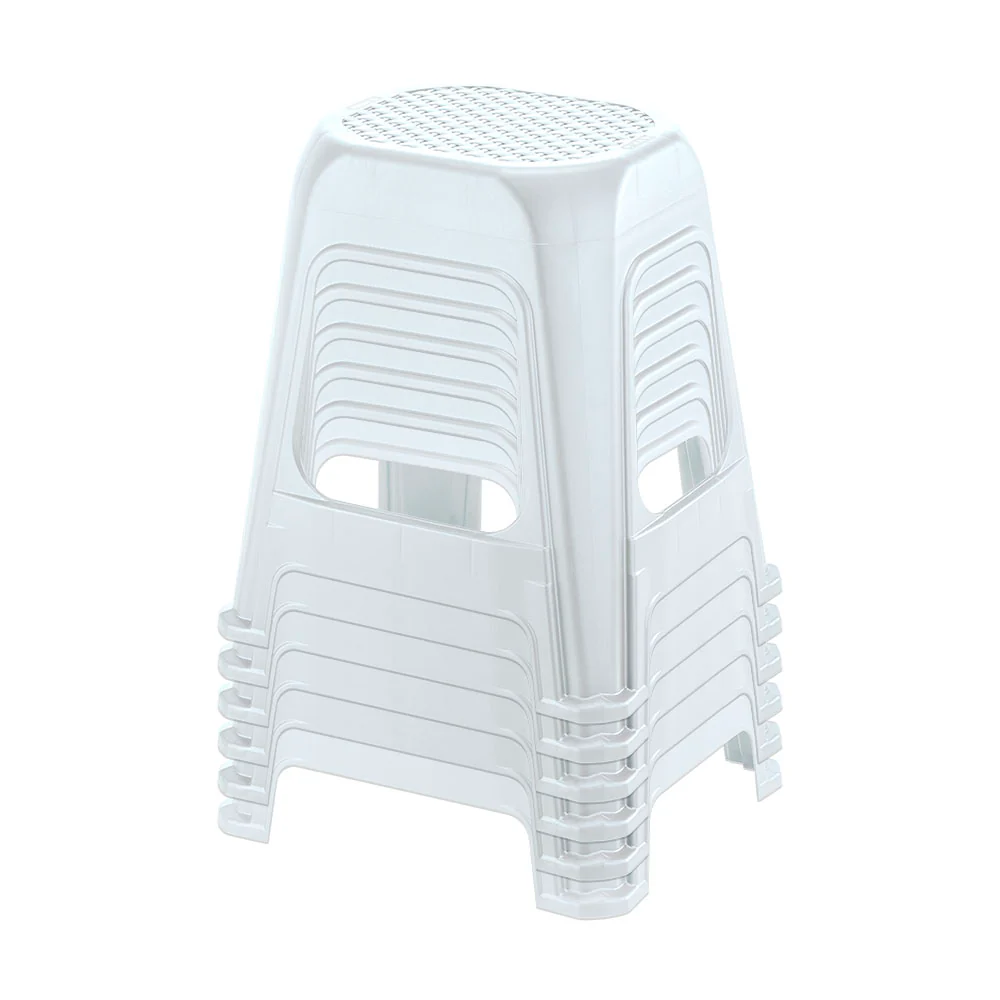 Butaco de plástico grande blanco marca Rimax - Image 3
