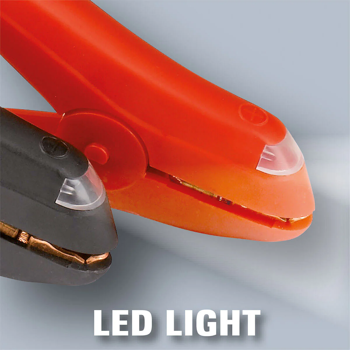 Cables roba corriente 3.5 mt con luz led 350 amp marca Einhell - Image 3