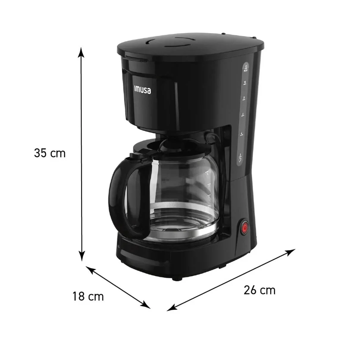 Cafetera 12 tazas cafecity marca imusa - Image 8