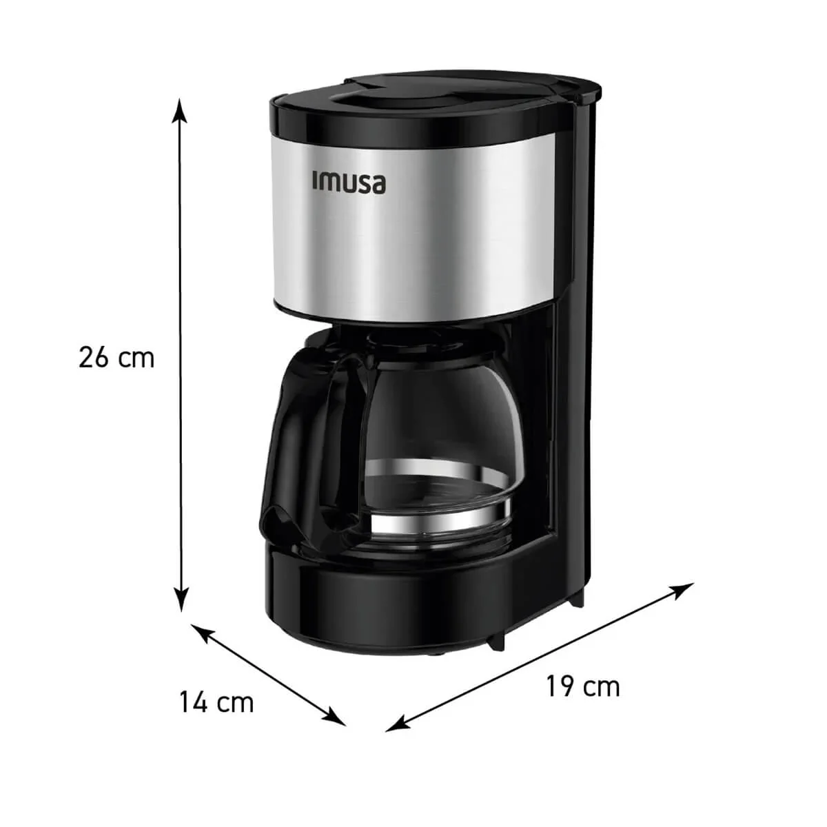 Cafetera 1.2 litros 6 tazas marca imusa - Image 8