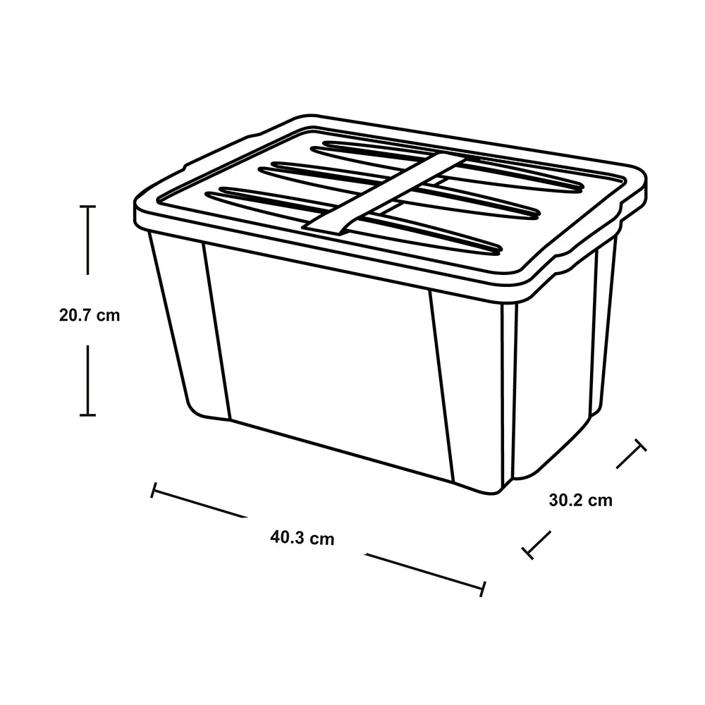 Caja apilable 18 litros marca Rimax - Image 5