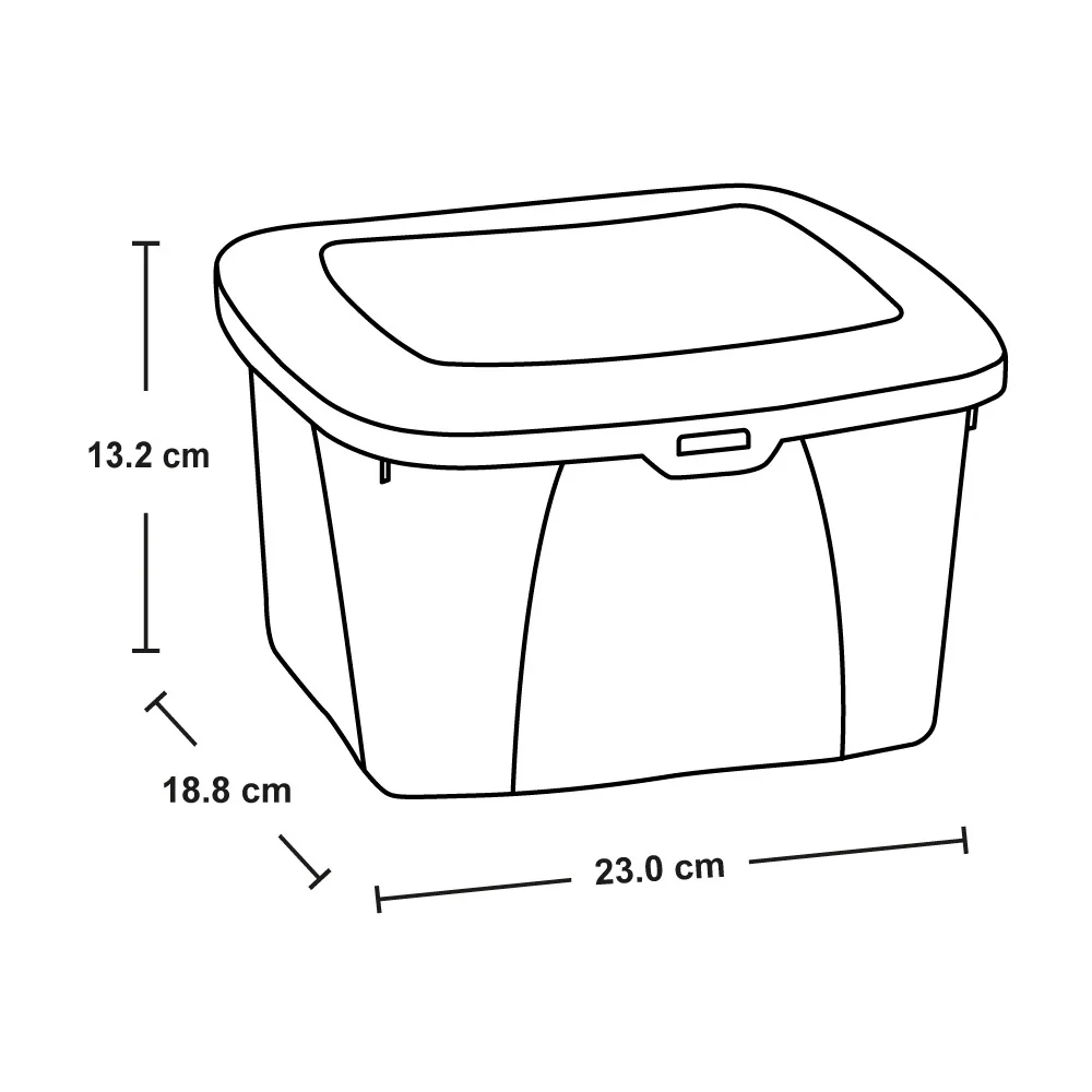 Caja multiuso 2.5 litros marca Rimax - Image 4