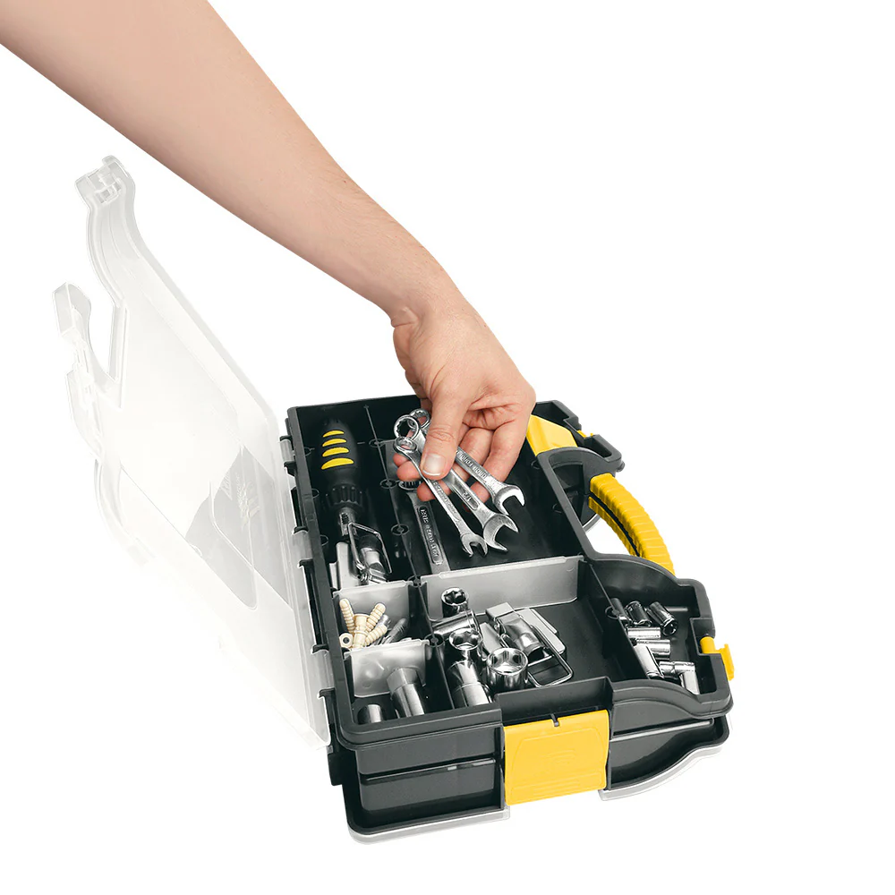 Caja organizadora doble plegable 380 milimetros negro marca Rimax - Image 2
