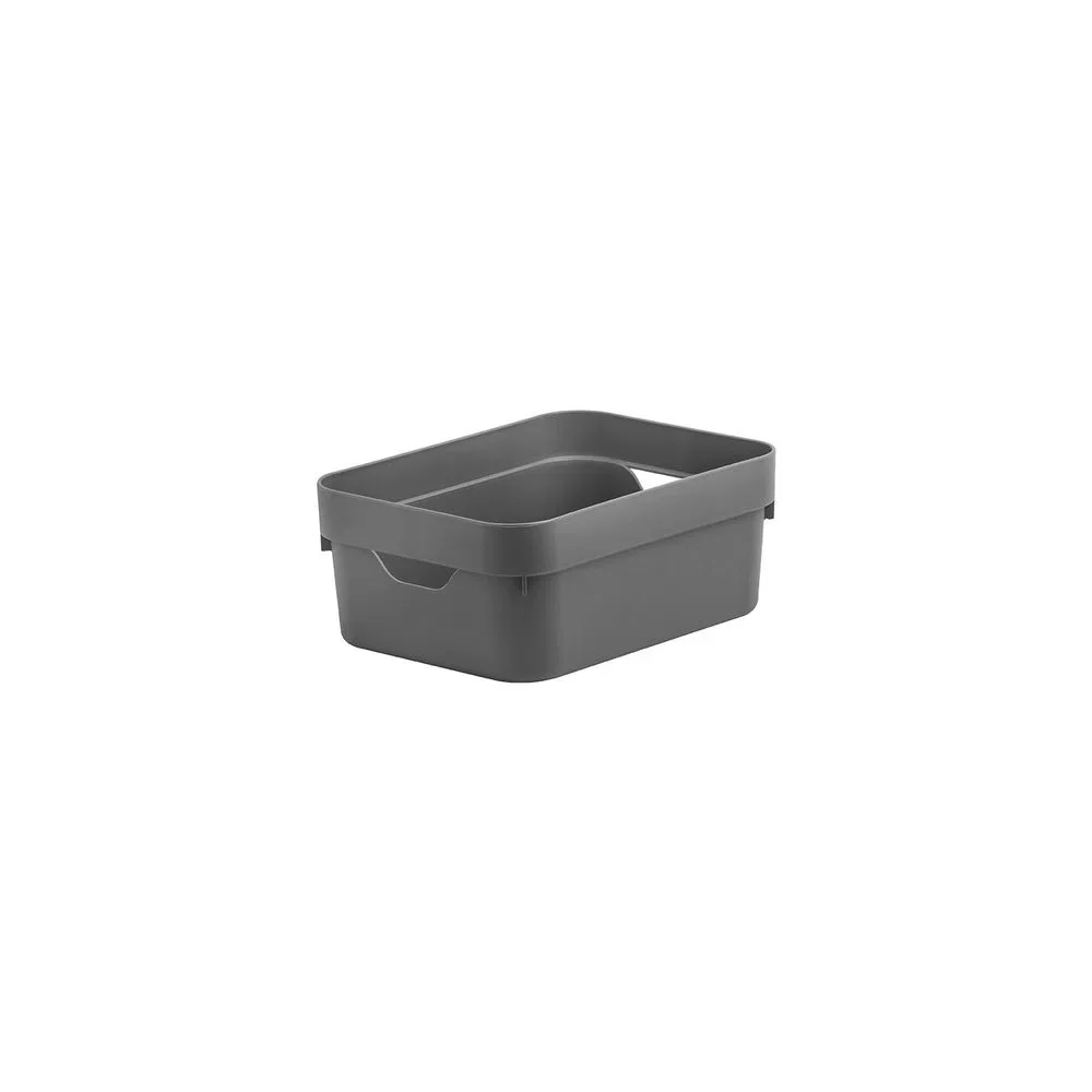 Caja organizadora mini sin tapa color plomo - Image 2
