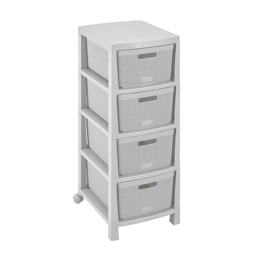 Cajonero fique 4 gavetas gris hielo marca Rimax - Image 3