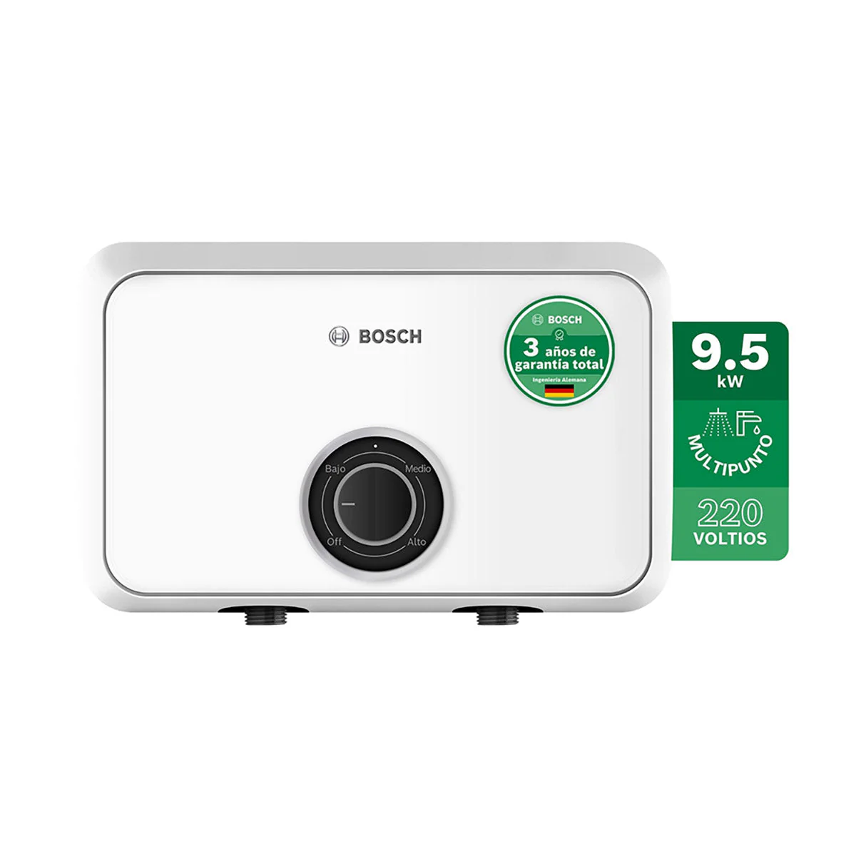 Calentador de agua eléctrico de paso 9,5 kW a 220 V Tronic 3000 C