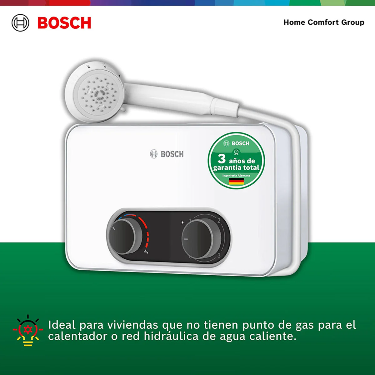 Calentador de agua eléctrico de paso monopunto 5,5 kW a 127 V Tronic 3000 S - Image 3
