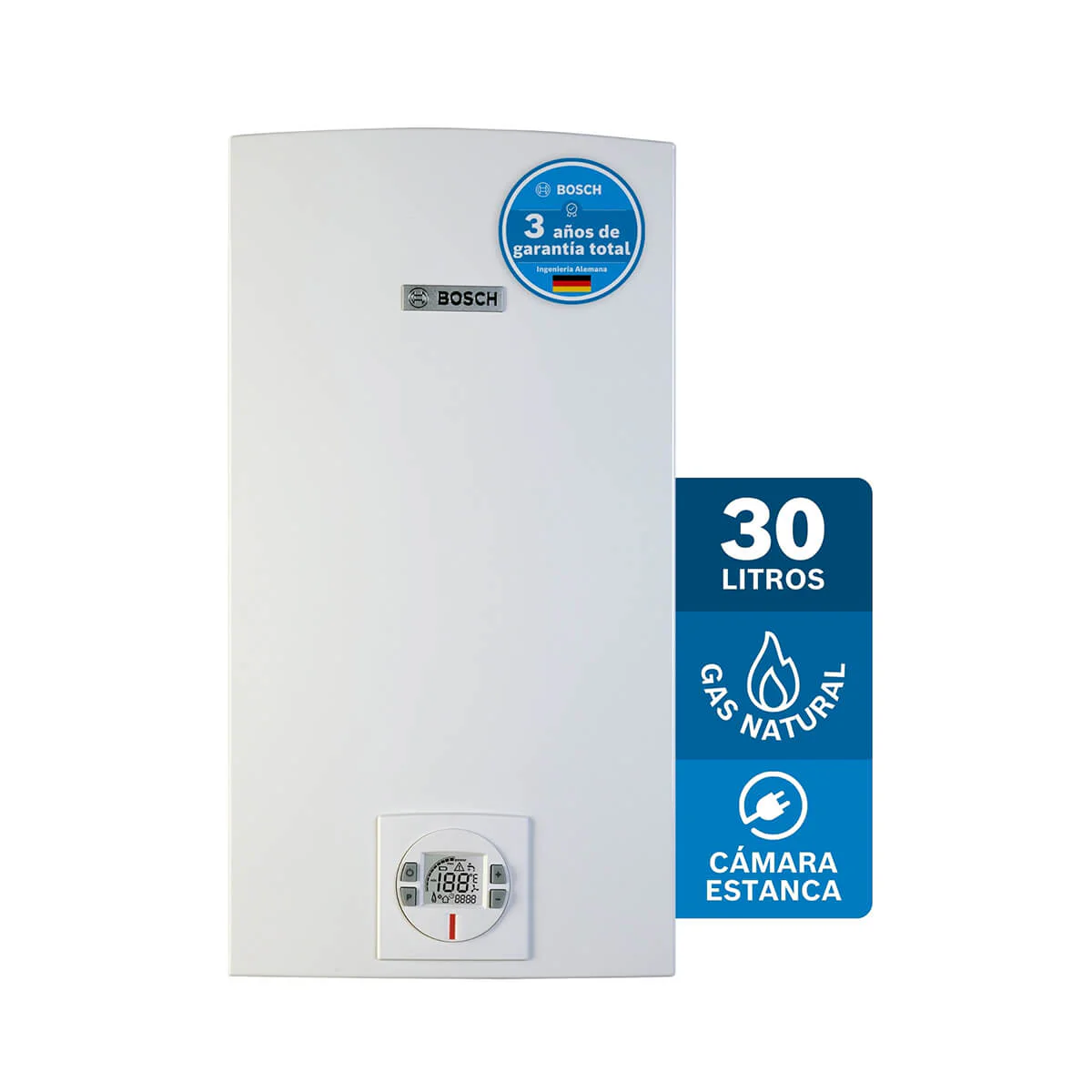 Calentador de agua 30 litros tiro forzado de paso a gas natural Therm 8000 S - Image 2