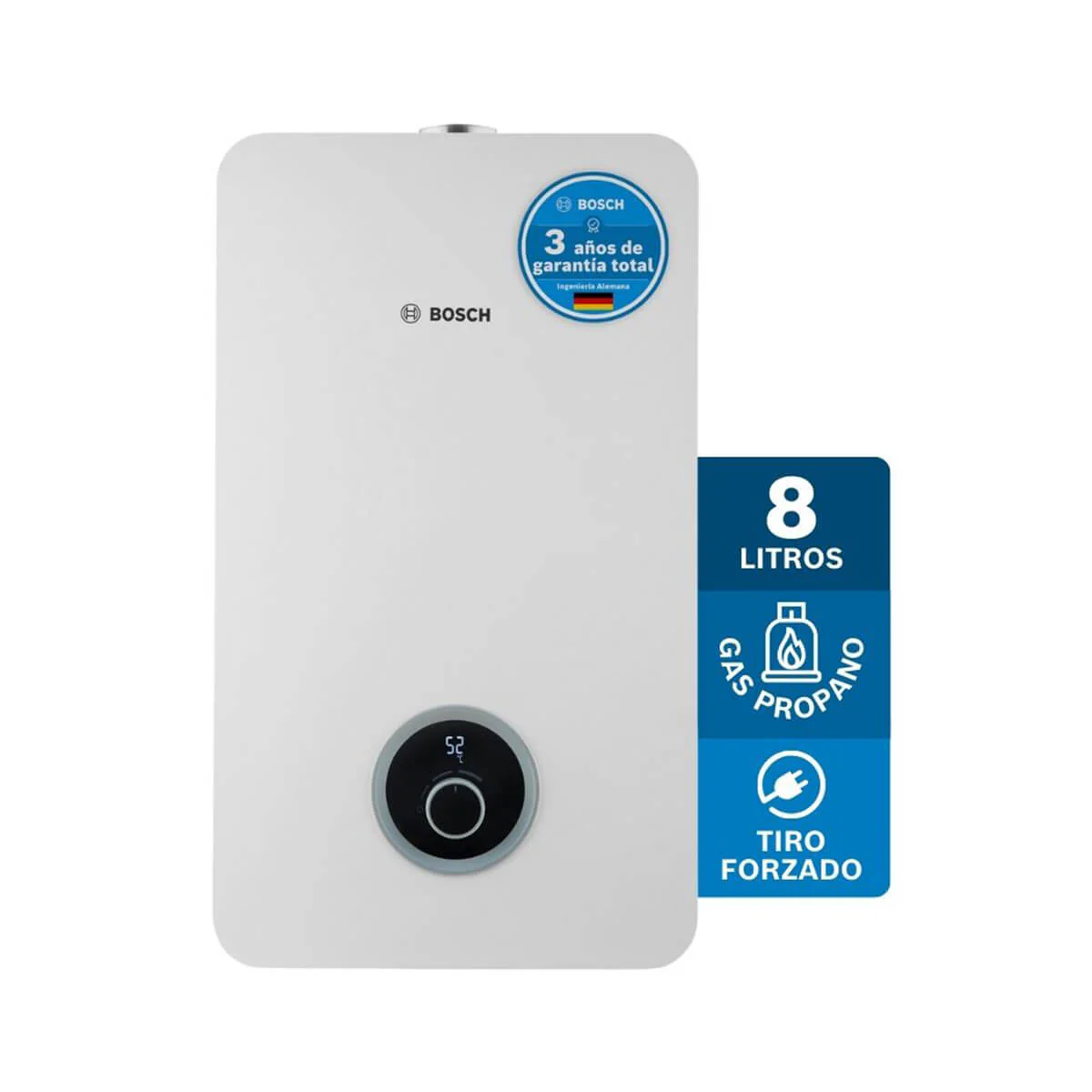 Calentador de agua 8 litros tiro forzado de paso a gas propano Therm 2400 F - Image 3