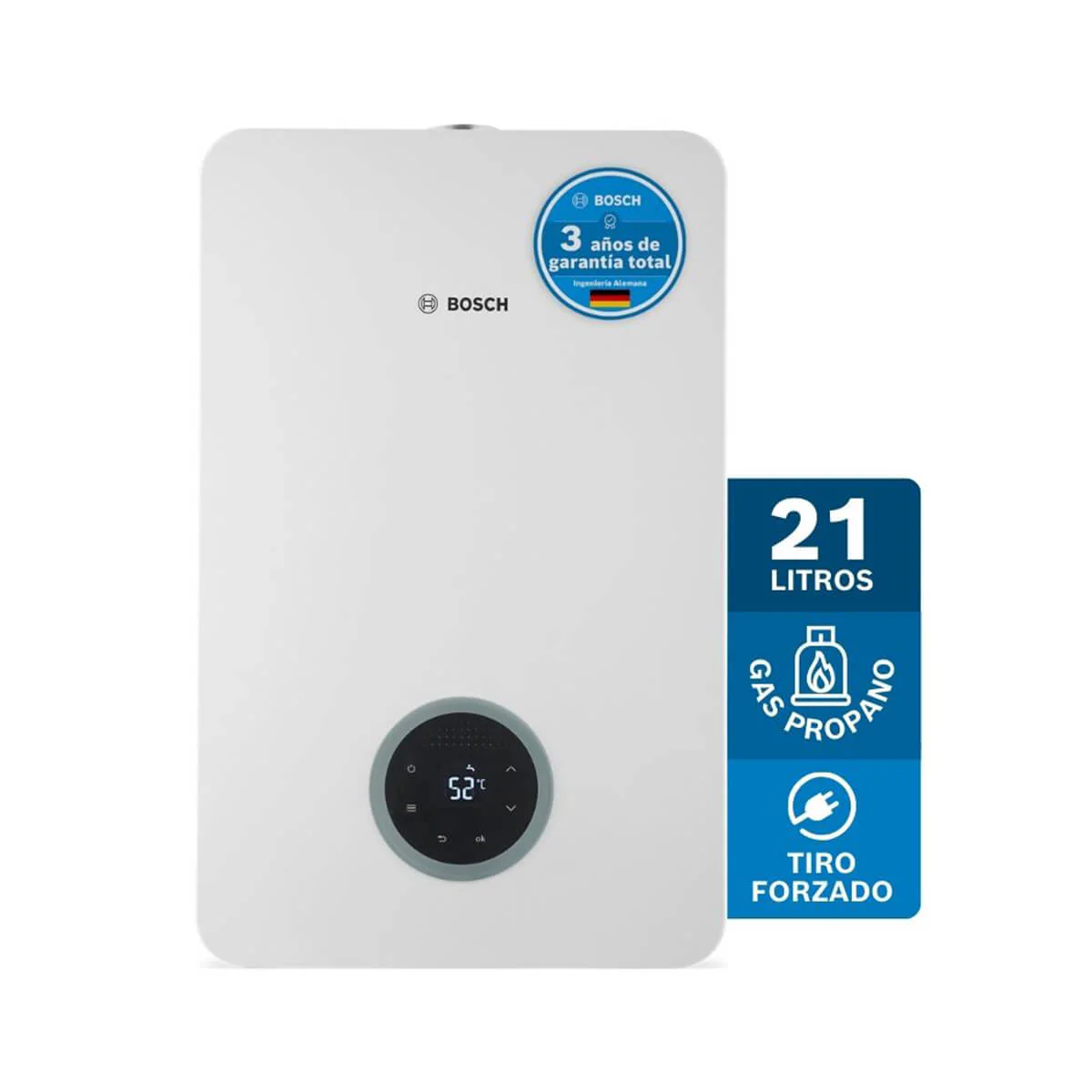 Calentador de agua 21 litros tiro forzado de paso a gas propano Therm 5600 F