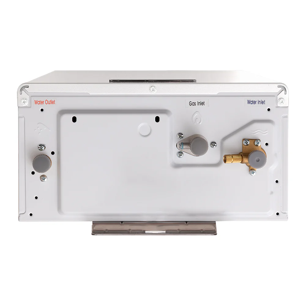 Calentador de paso tiro forzado 15 litros modulante a gas natural blanco marca Haceb. - Image 9