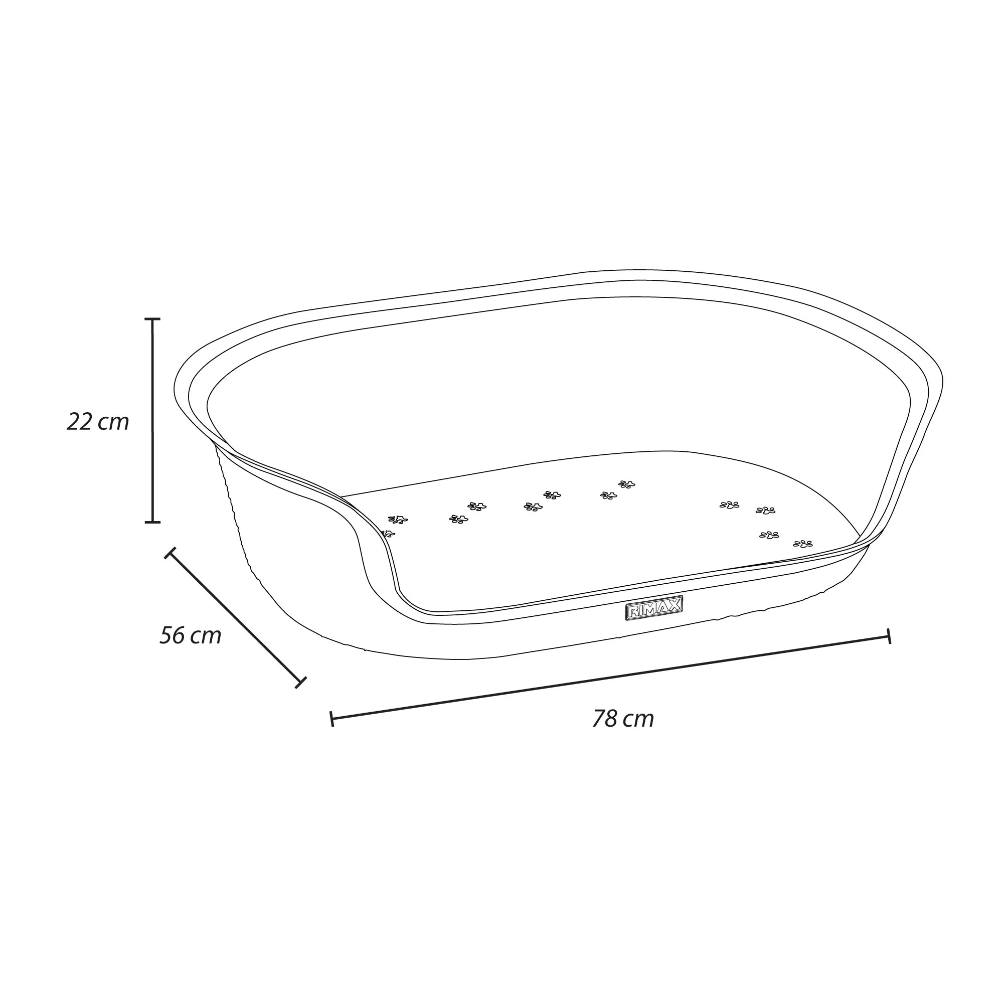 Cama para perro taupe marca Rimax - Image 7
